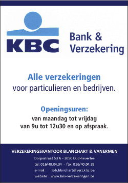 KBC verzekeringskantoor Blanchart & Vanermen